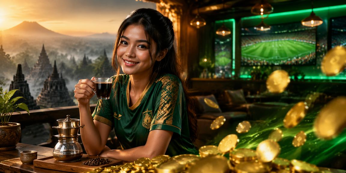 Pemain kasino Vietnam menikmati kopi sambil mengecek transaksi pembayaran